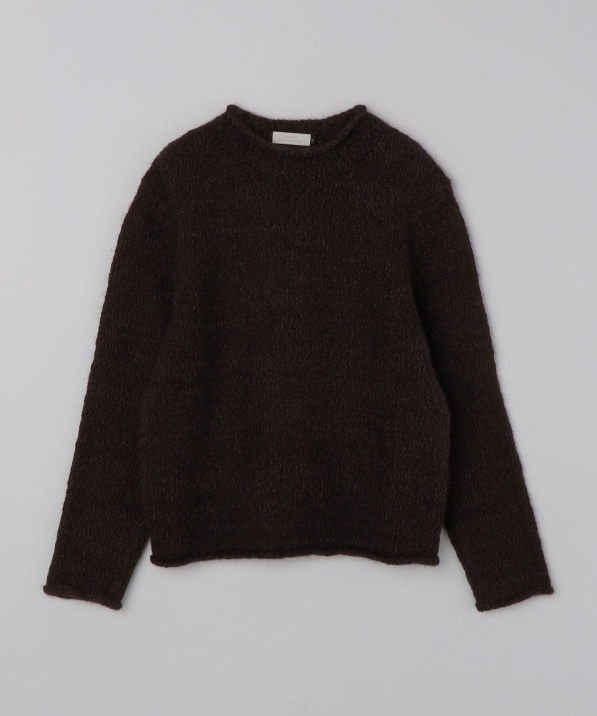 AMOMENTO: HAIRY SLUB PULLOVER
