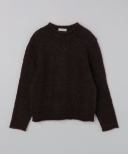 AMOMENTO: HAIRY SLUB PULLOVER