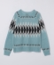 NOMARHYTHM TEXTILE:  Hand Knit Snowflake Sweater