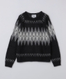 NOMARHYTHM TEXTILE:  Hand Knit Snowflake Sweater �u���b�N