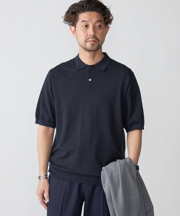 SHIPS: CORDURA(R) TEXBRID(R) ニット ポロシャツ: Tシャツ/カットソー