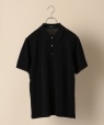 SC: コットン/ナイロン ウォッシャブル ニット ポロシャツ ブラック