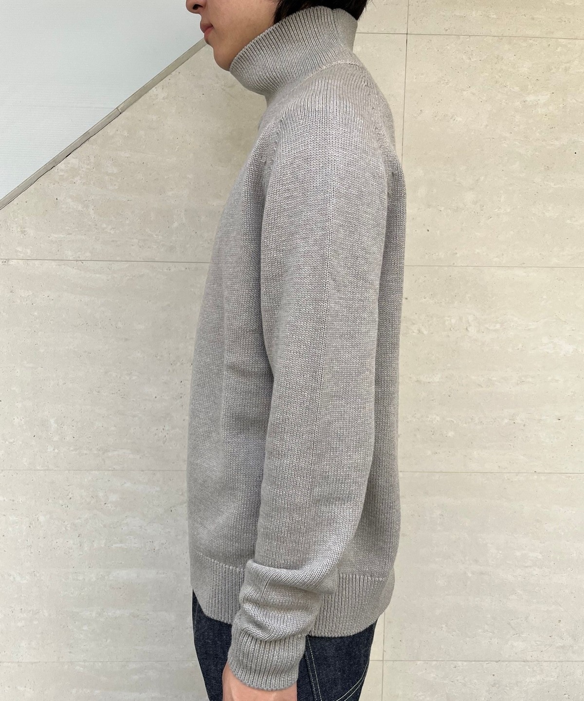 STUDIO NICHOLSON: 5GG MERINO COTTON ROLLNECK: トップス SHIPS 公式