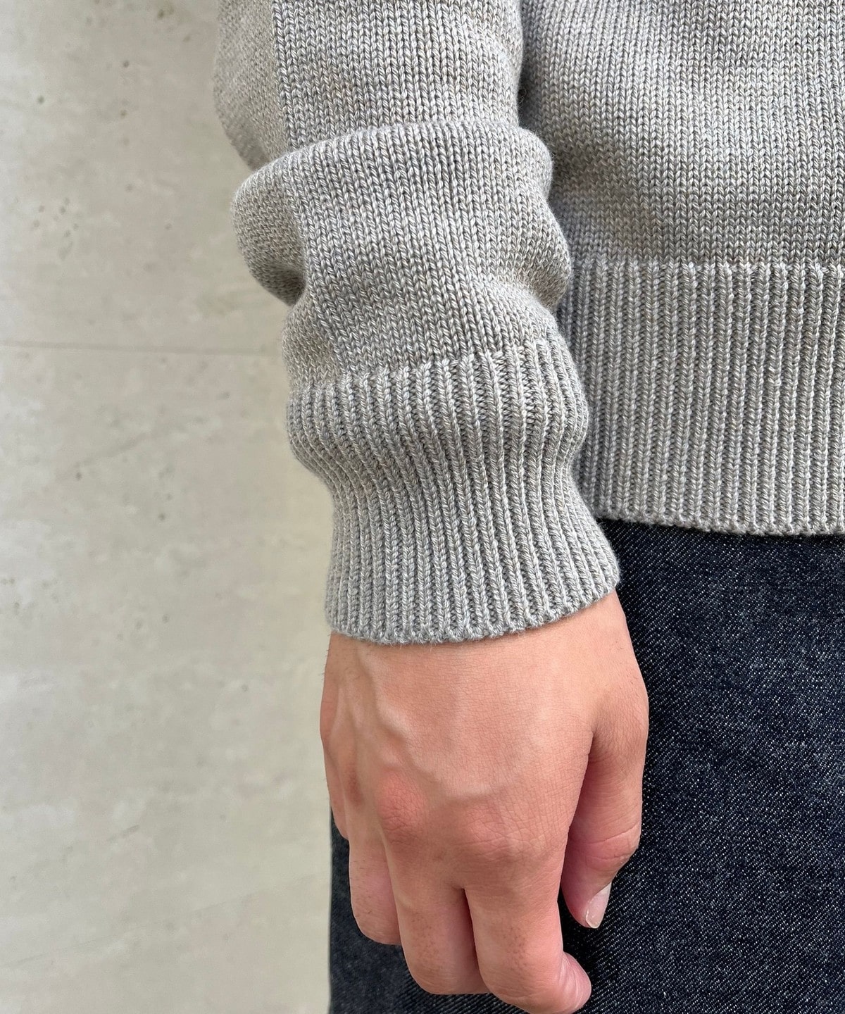 STUDIO NICHOLSON: 5GG MERINO COTTON ROLLNECK: トップス SHIPS 公式