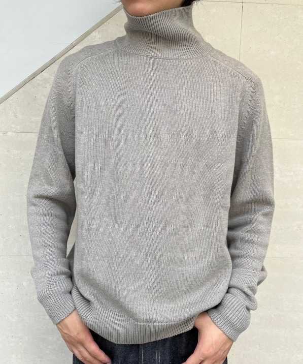 STUDIO NICHOLSON: 5GG MERINO COTTON ROLLNECK: トップス SHIPS 公式