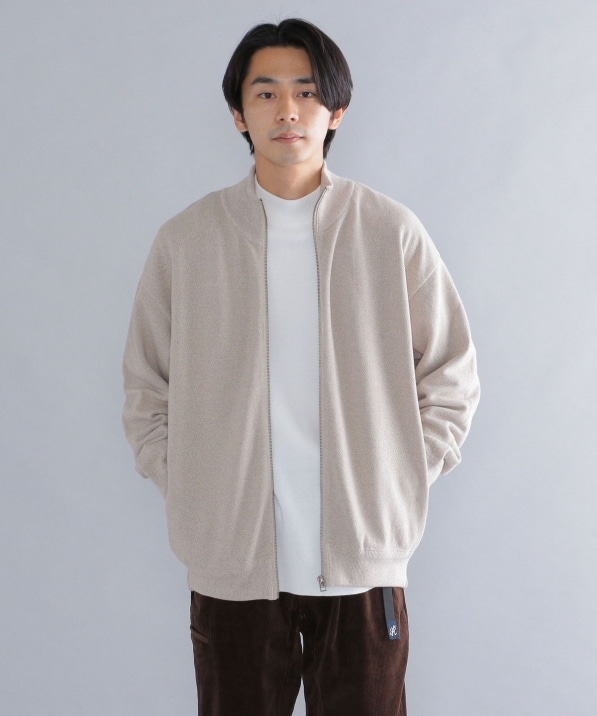 SHIPS別注】crepuscule: LIGHT MOSS STITCH ドライバーズニット