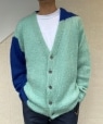 NOMA t.d.: Hand Knitted Mohair Cardigan ライトグリーン