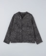 ENGINEERED GARMENTS: KNIT CARDIGAN BLOCK JAQUARD ubN