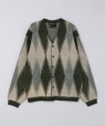 TOWNCRAFT: SHAGGY VINTAGE PATTERN V CARDIGAN I[u