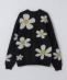 TOWNCRAFT: MOHAIR SHAGGY JACQUARD CARDIGAN