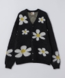 TOWNCRAFT: MOHAIR SHAGGY JACQUARD CARDIGAN �u���b�N