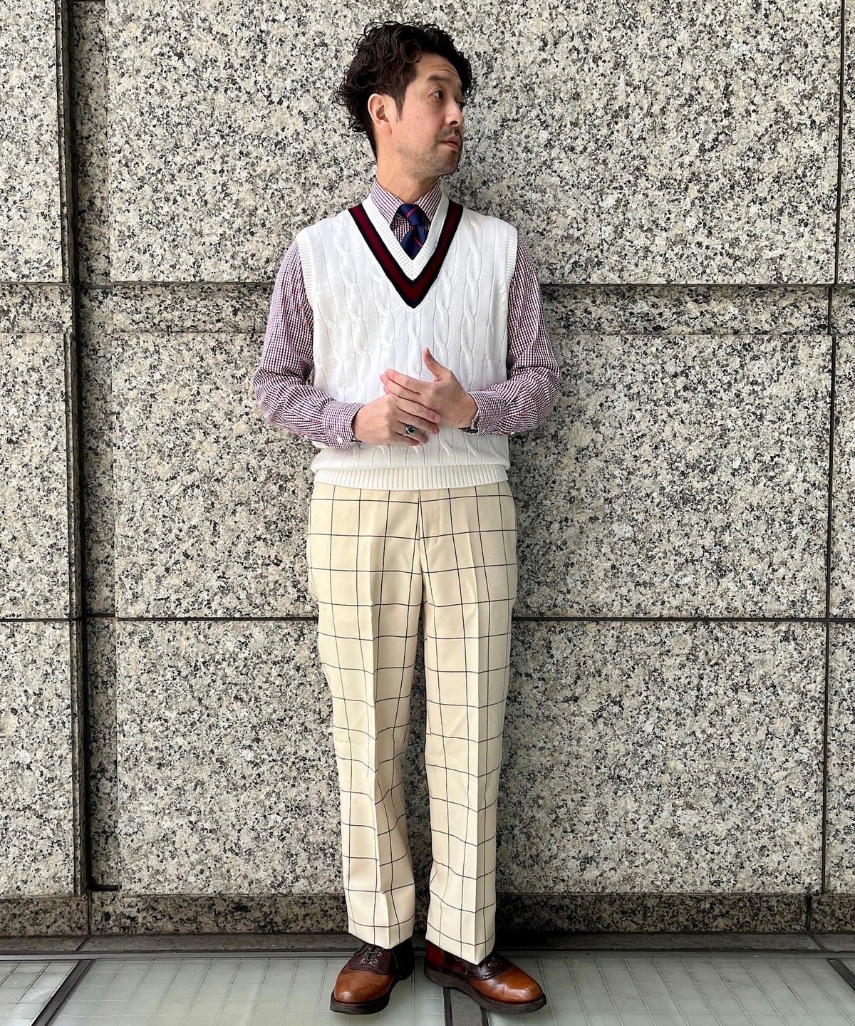 Southwick別注】Alan Paine: Wool Cricket Vest-