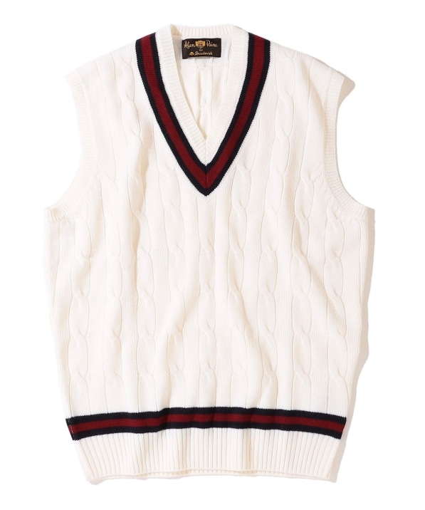 ySouthwickʒzAlan Paine: Wool Cricket Vest