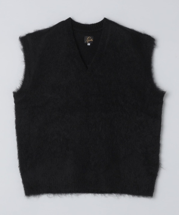 NEEDLES: MOHAIR KNIT VEST