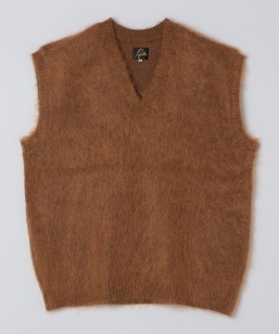 NEEDLES: MOHAIR KNIT VEST