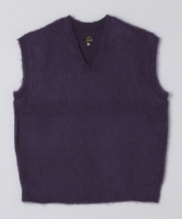 NEEDLES: MOHAIR KNIT VEST