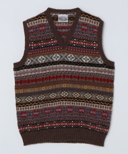 JAMIESONS KNITWEAR: FAIRISLE VEST
