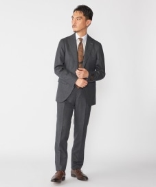 46 タリアトーレ カノニコ ウールフランネル スーツセットアップ ネイビー SHIPS: VITALE BARBERI CANONICO 120'S フランネル スーツ