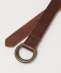 GROWN&SEWN: O-Ring Signature Leather Belt