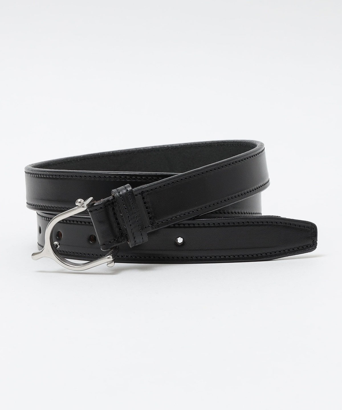 TORY LEATHER: 1 SPUR BUCKLES ベルト ブラック
