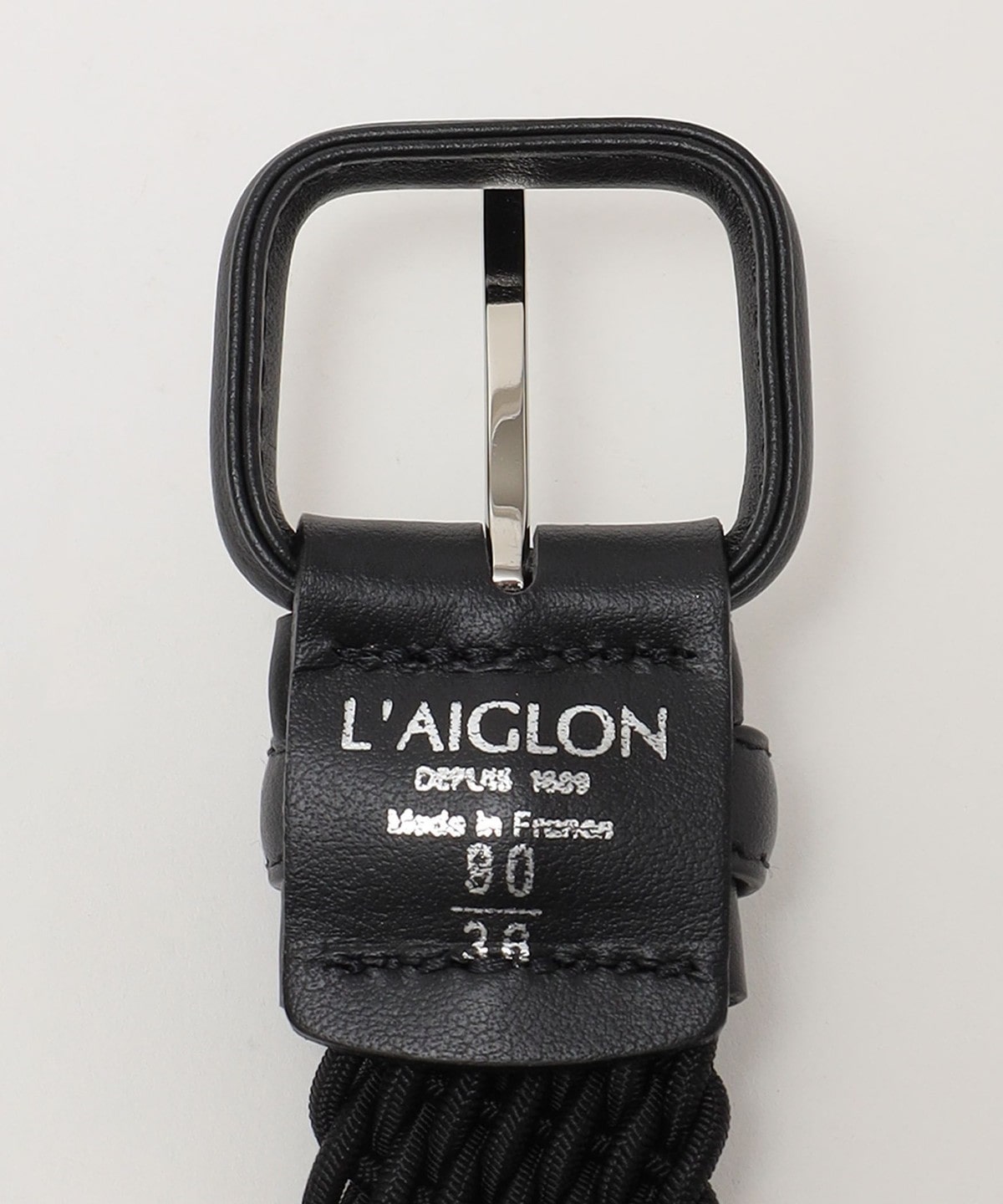 L'Aiglon レグロン コブラ レザー フランス製 カフリンクス