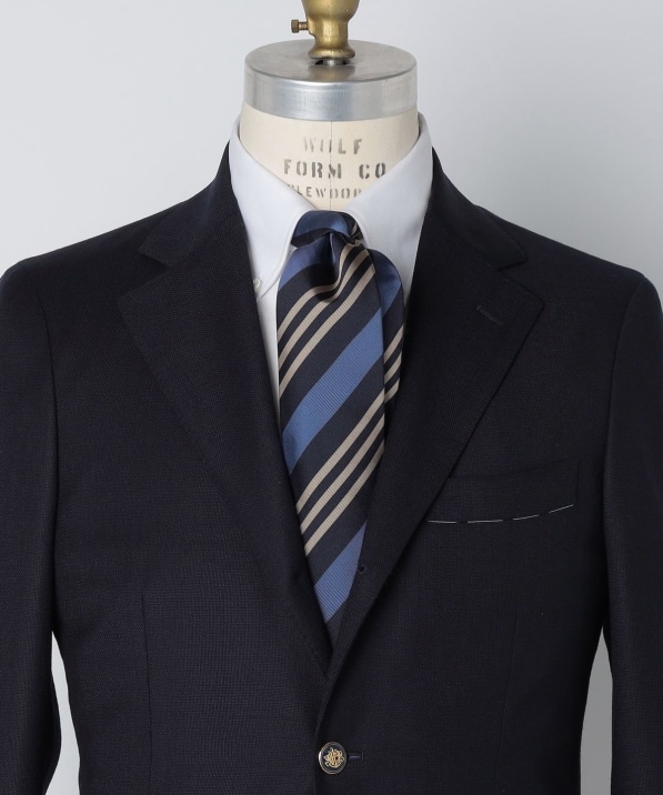 Holliday＆Brown: シルク コットン レジメンタル ネクタイ｜ SHIPS