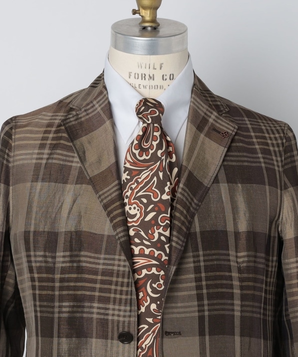 Holliday＆Brown: シルク プリント バティック ネクタイ｜ SHIPS 公式