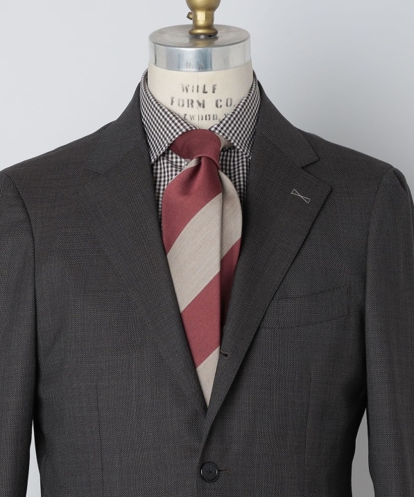 Stefanobigi: メランジ ワイド ストライプ ネクタイ｜ SHIPS 公式サイト