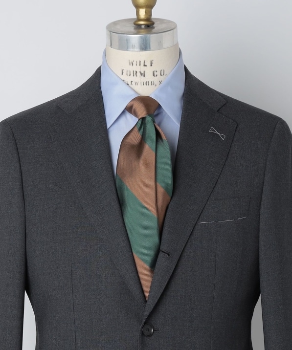 SHIPS別注】TUDOR ROSES: シルク レップ ワイド ストライプ ネクタイ