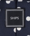 SHIPS: フォサッティー プリント ポルカドット ネクタイ