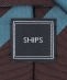 SHIPS: レップ ストライプ ネクタイ