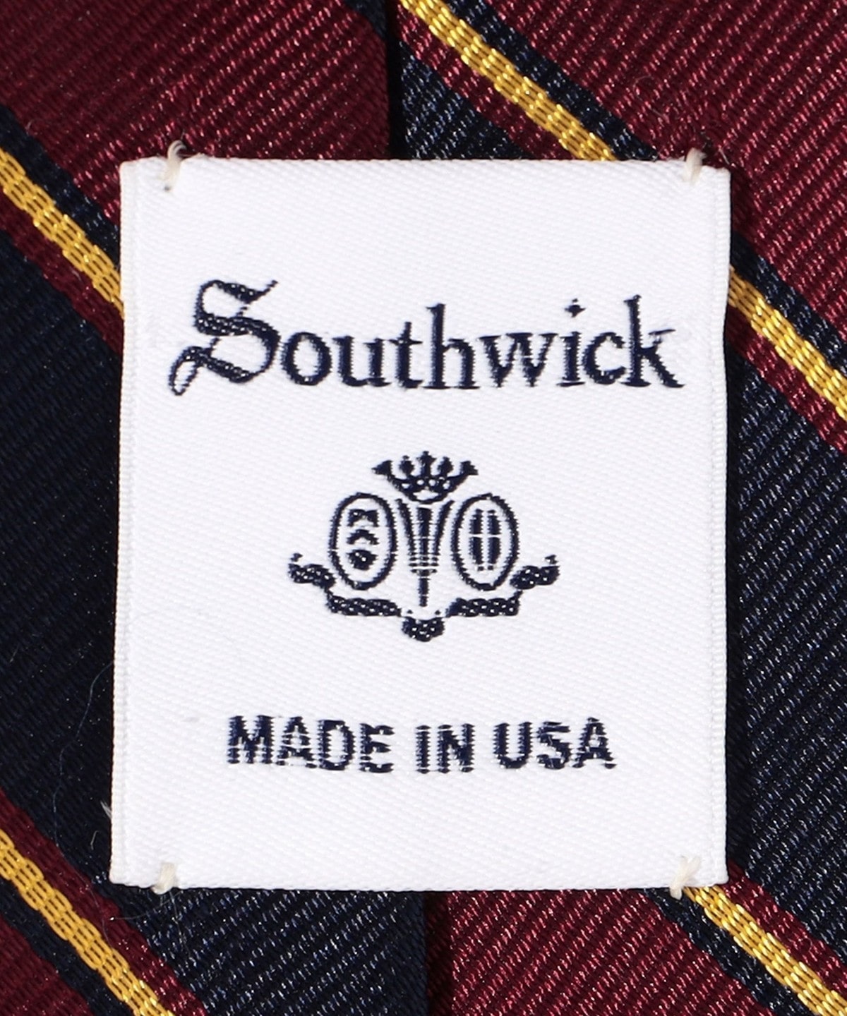 Southwick: レジメンタルストライプ ネクタイ: スーツ/ビジネス小物