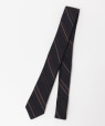 MARCEL LASSANCE: WOOL TRIPLE STRIPE NARROW TIE lCr[