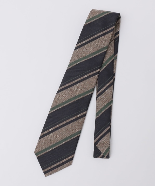 Puccini: シルク メランジ ヘリンボーン ストライプ タイ｜ SHIPS 公式