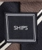 SHIPS: シルク ヘリン ストライプ ネクタイ