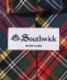 Southwick: シャギーツイル コットン タータンチェック ネクタイ