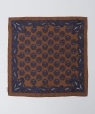 NOMARHYTHM TEXTILE: PAISLEY SILK BANDANA SCARF �u���E��