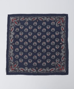 NOMARHYTHM TEXTILE: PAISLEY SILK BANDANA SCARF