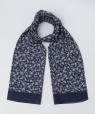 MARCEL LASSANCE: COTTON/SILK PRINT STOLE �R�o���g�u���[