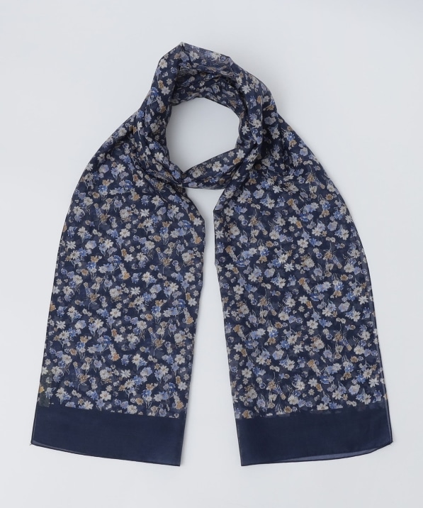 MARCEL LASSANCE: COTTON/SILK PRINT STOLE