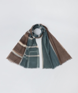 MARCEL LASSANCE: COTTON PRINT STOLE
