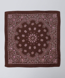 MARCEL LASSANCE: SILK PRINT BANDANA INDIA