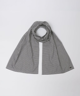 PORTER CLASSIC: FLANNEL GINGHAM STOLE
