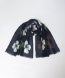 MARCEL LASSANCE: WOOL FOWER PRINT STOLE �l�C�r�[