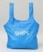 【WEB限定】SHIPS: パッカブル ナイロン SHIPS ロゴ エコ バッグ