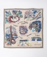 BINDU: 64cm PRINT BANDANA �x�[�W��