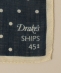 【SHIPS別注】Drake’s:【SHIPS 45周年特別企画】 アンカー モチーフ ポケットチーフ
