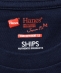 Hanes×SHIPS: 別注 NEW Japan Fit COMFORT WEIGHT 5.3 with POCKET WHITE&BLACK/WHITE&N