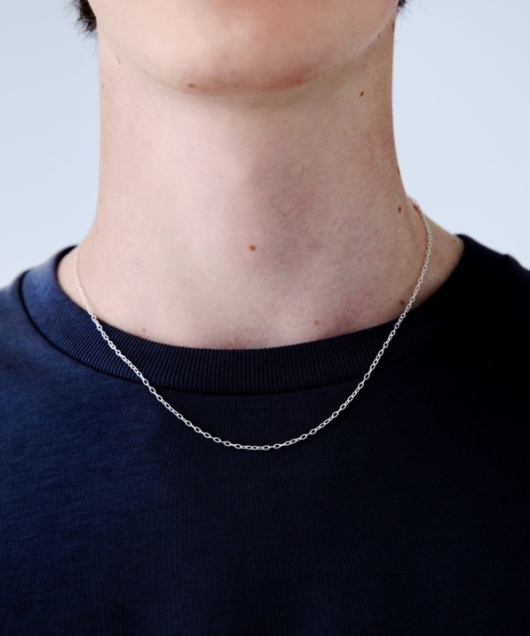 City Ambient Products: SILVER925 GROOVE OVAL CHAIN NECKLACE