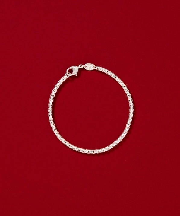 City Ambient Products: SILVER925 ROUND BOX CHAIN BRACELET